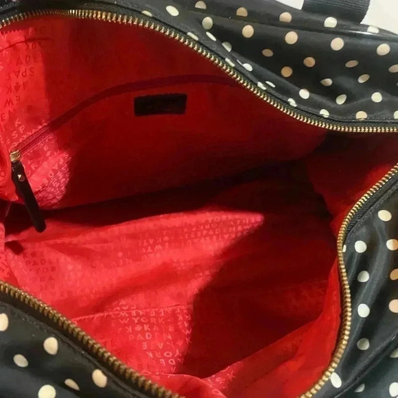 Kate spade polkadot nylon satchel handbag - Picture 12 of 16